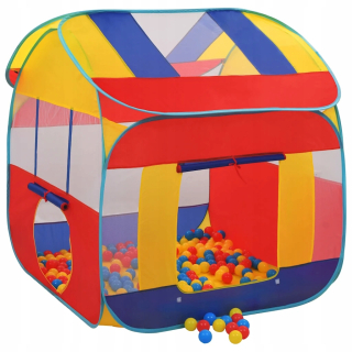 Hrací stan s 550 loptičkami, 123x120x126 cm